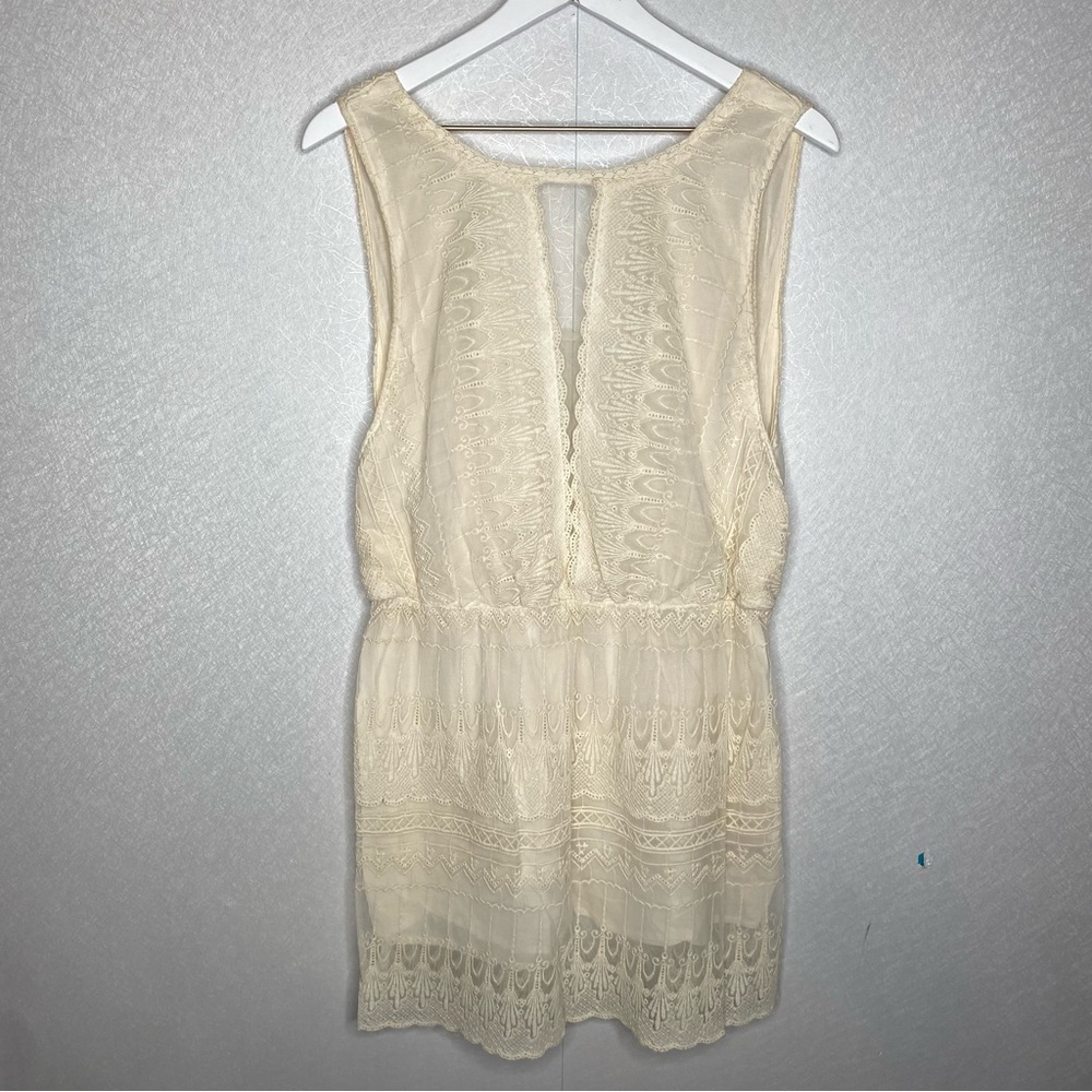 Free People Under Your Spell Embroidered Mini Dress Size Medium